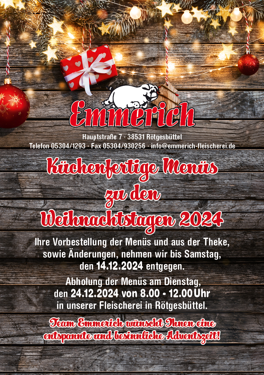 Unser Weihnachtsflyer